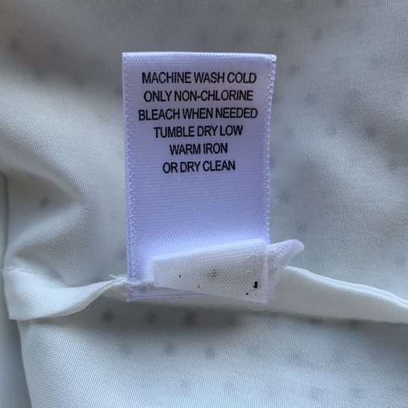 Banana Republic Sz 2 Black & White Polka Dot Sleeveless Top - Picture 7 of 7